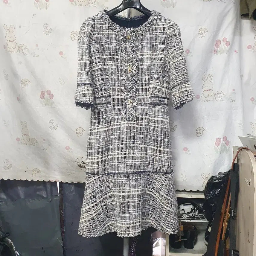 [BUNJANG] Mine Tweed Midi Dress / 마인 ( 이태리 원단)  트위드   원피스