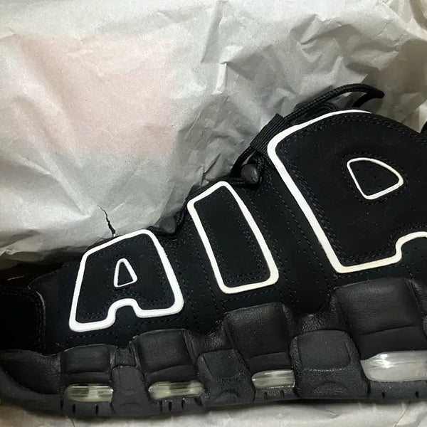 [BUNJANG] Nike Air More Uptempo Black 2020 Size 265 New / 나이키 업템포 블랙 2020 265 새상품