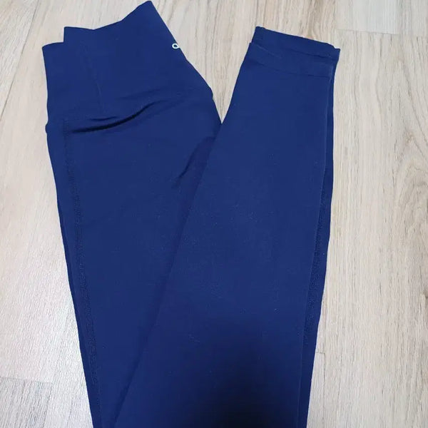 [BUNJANG] Alo Yoga Navy Leggings Size 4 / 알로 요가 레깅스 네이비