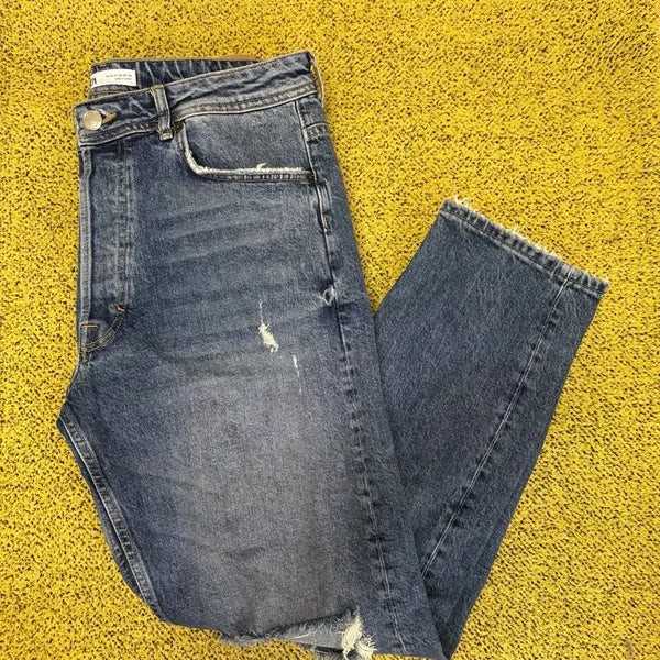 [BUNJANG] ZARA Men's Ripped Denim Pants Size 34 / ZARA 자라 남성 찢청 데님 팬츠 34