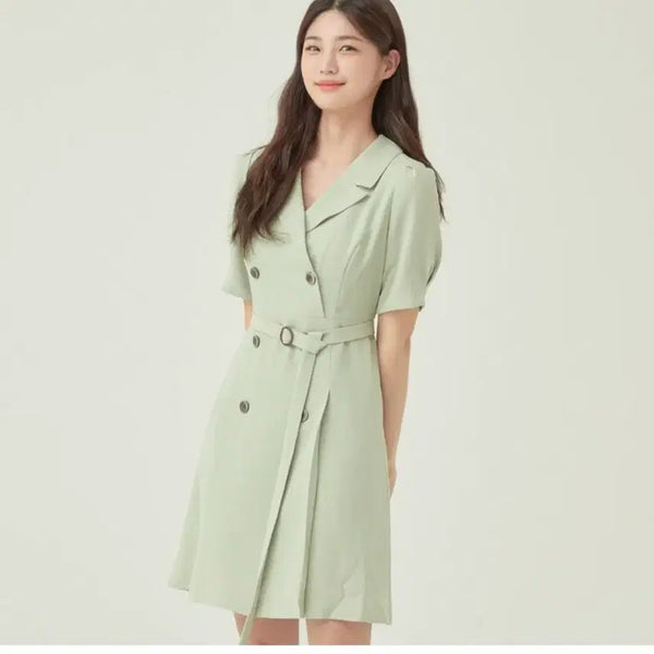 [BUNJANG] ROEM Summer Guest Look Dress (Cool Fabric) / 새)로엠 여름용 하객룩 원피스 (시원한 원단)
