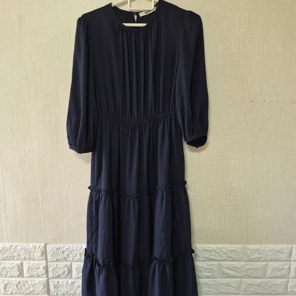 [BUNJANG] SJYP Navy Long Dress / SJYP 롱원피스