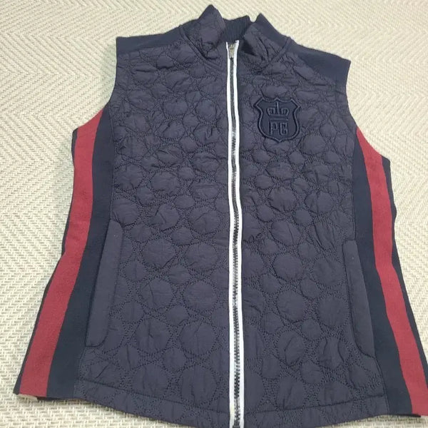 [BUNJANG] Parigates PB Quilted Vest Navy/Red / 95) 파리게이츠 PB 퀼팅 조끼 네이비/레드