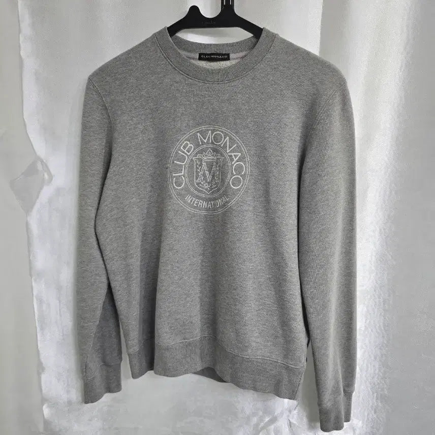 [BUNJANG] Club Monaco Sweatshirt - Gray / 클럽 모나코 맨투맨 그레이 (2180)