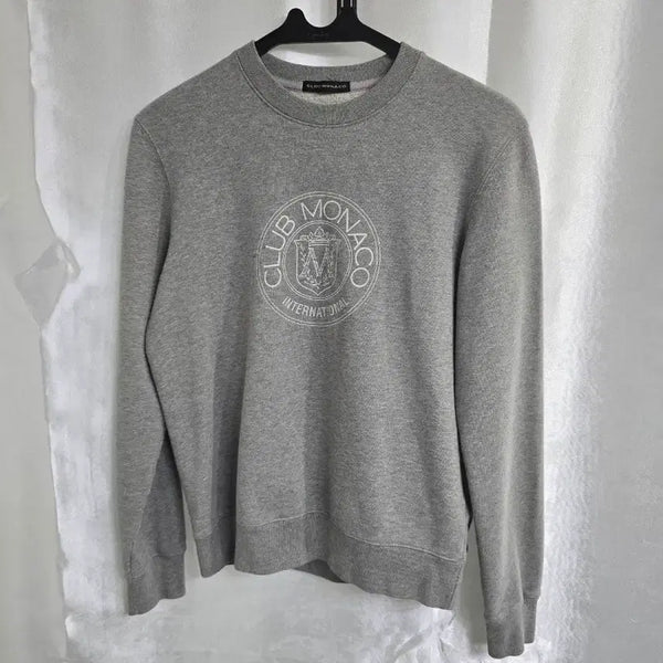 [BUNJANG] Club Monaco Sweatshirt - Gray / 클럽 모나코 맨투맨 그레이 (2180)