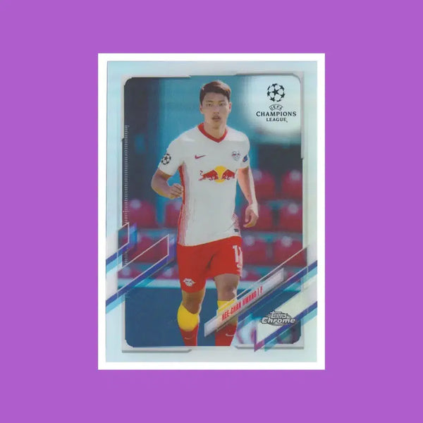 [BUNJANG] Hwang Hee-chan UEFA Champions League Topps Chrome Card / 황희찬 UEFA 챔피언스 리그 Topps Chrome 카드