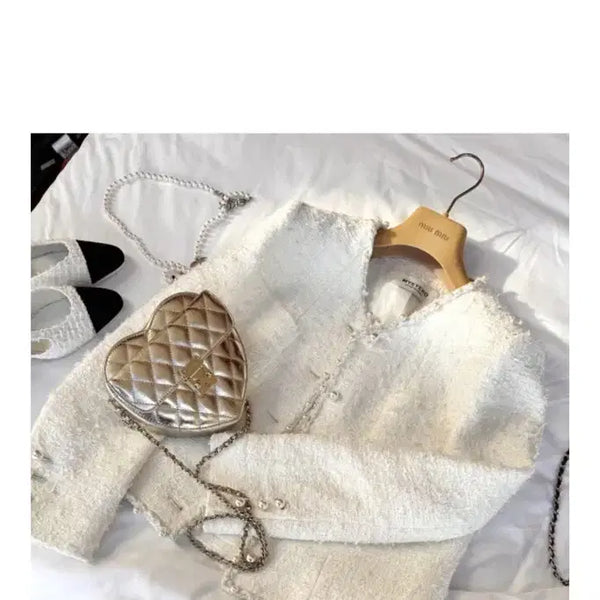 [BUNJANG] Myiko Blanche Atelier Pearl Jacket - Size S / 마이아이코 블랑쉬 아뜰리에 펄 자켓 S