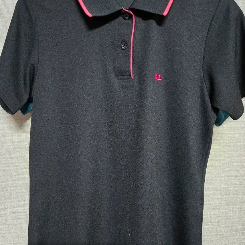 [BUNJANG] K2 Women's Golf Short Sleeve Collared T-Shirt Black / K2 여성 골프 반팔 카라티 블랙90