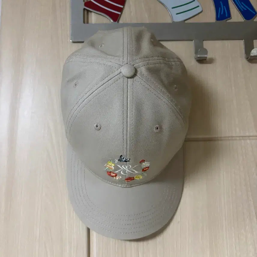 [BUNJANG] Kith&Kin Flower Embroidered Cotton Baseball Cap / kith&kin 플라워 볼캡