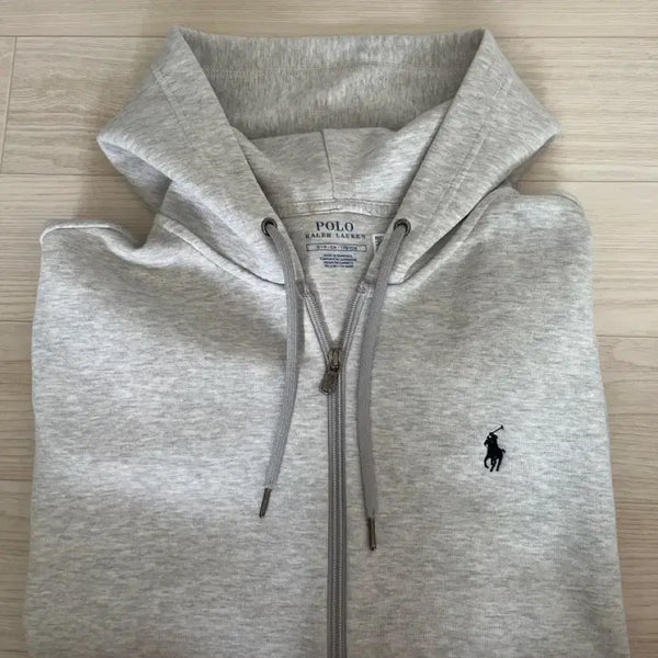 [BUNJANG] Polo Ralph Lauren Grey Hoodie Zip-Up / 폴로 랄프로렌 후드집업 그레이