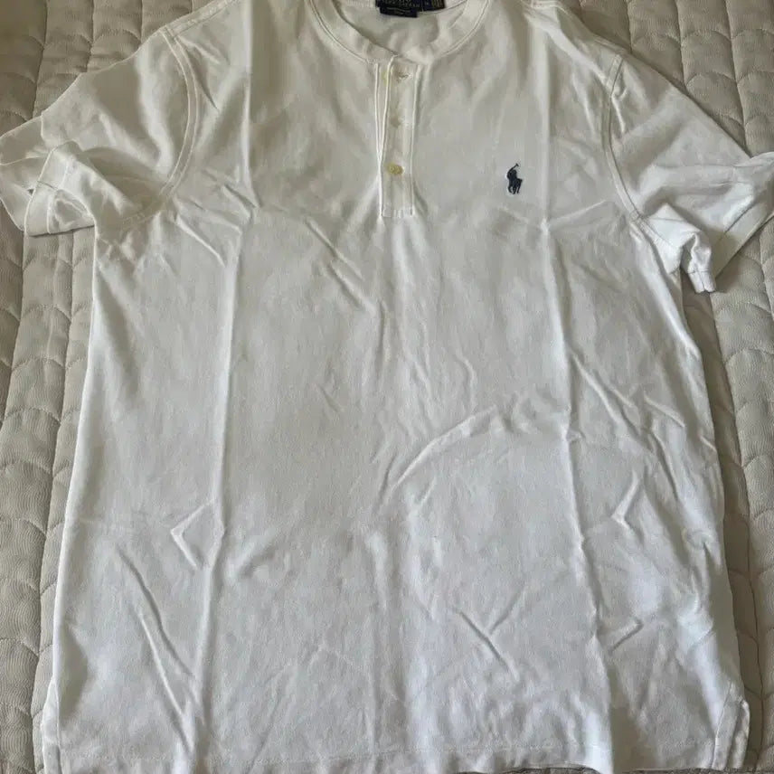 [BUNJANG] Polo Ralph Lauren Henry Neck T-Shirt / 폴로 랄프로렌 헨리넥 반팔 새상품