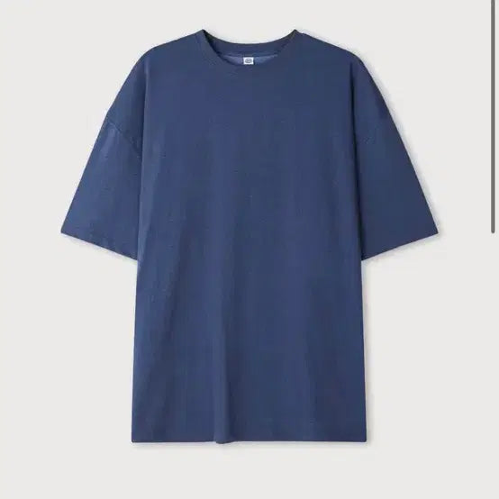 [BUNJANG] Ethos Washed Half Top Padded Blue T-Shirt / 새) 에토스 워시드 하프탑 패디드블루