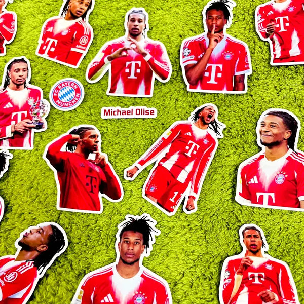 [BUNJANG] Bayern Munich High-Definition PVC Waterproof Sticker Set / 바이에른 뮌헨 올리세 고화질 PVC 방수 스티커 SET 축구 유니폼 굿즈