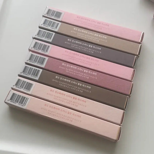 [BUNJANG] Mude Inspire Skinny Curling Mascara Bundle Set (8 Colors) / 8개 일괄) 뮤드 인스파이어 스키니 컬링 마스카라 뮤트 브라운 등