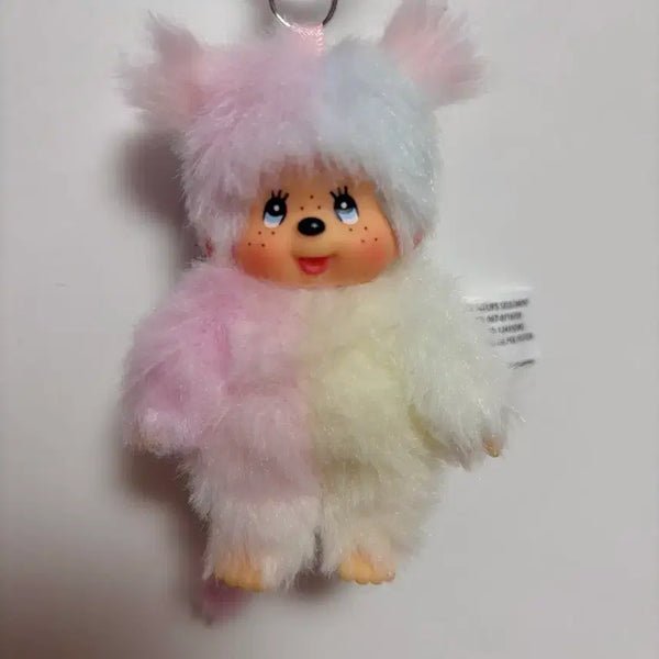 [BUNJANG] Monchhichi Tie-Dye Keyring Plush New / 몬치치 타이다이 키링 인형 새상품