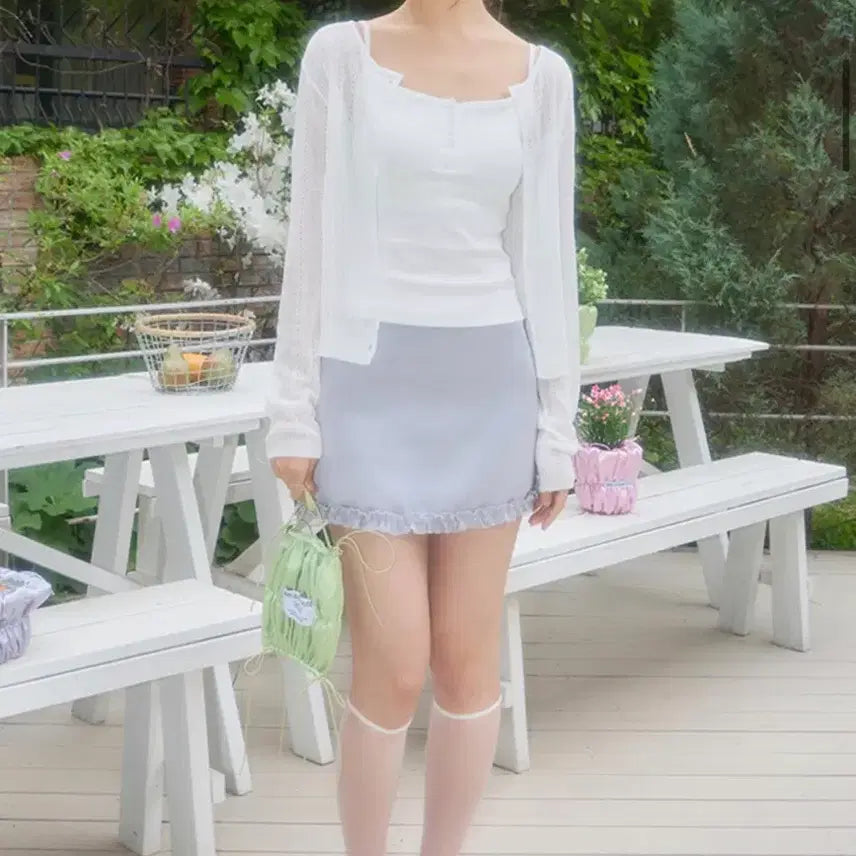 [BUNJANG] Mixxo Satin Mini Skirt / 미쏘 사틴 미니 스커트