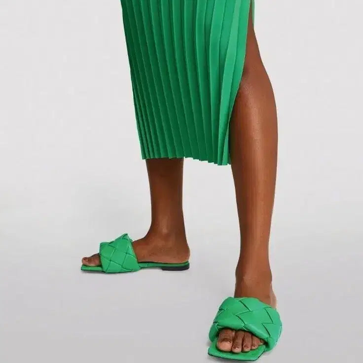 [BUNJANG] Bottega Veneta Lido Mule Green Grass / 보테가베네타 리도 뮬
