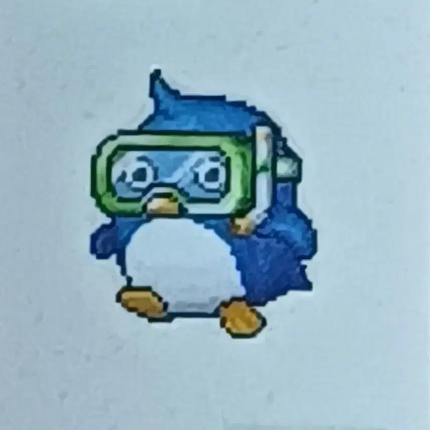 [BUNJANG] MapleStory Scuba Pepe Sticcker / 메이플스토리 빵 스쿠버 페페 띠부씰