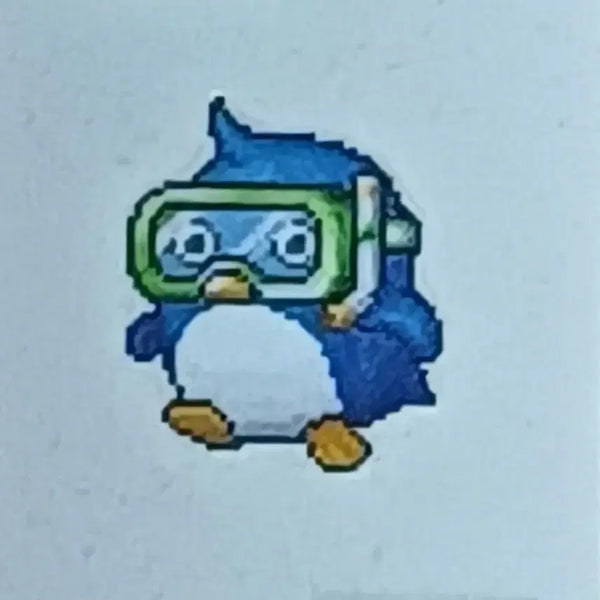 [BUNJANG] MapleStory Scuba Pepe Sticcker / 메이플스토리 빵 스쿠버 페페 띠부씰