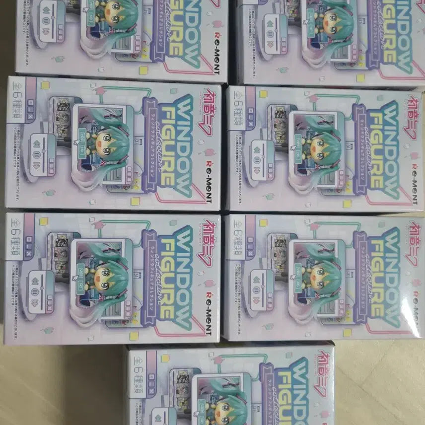 [BUNJANG] Hatsune Miku Window Figure Collection / 하츠네 미쿠 윈도우 피규어 풀셋 일괄 싸게 판매합니다