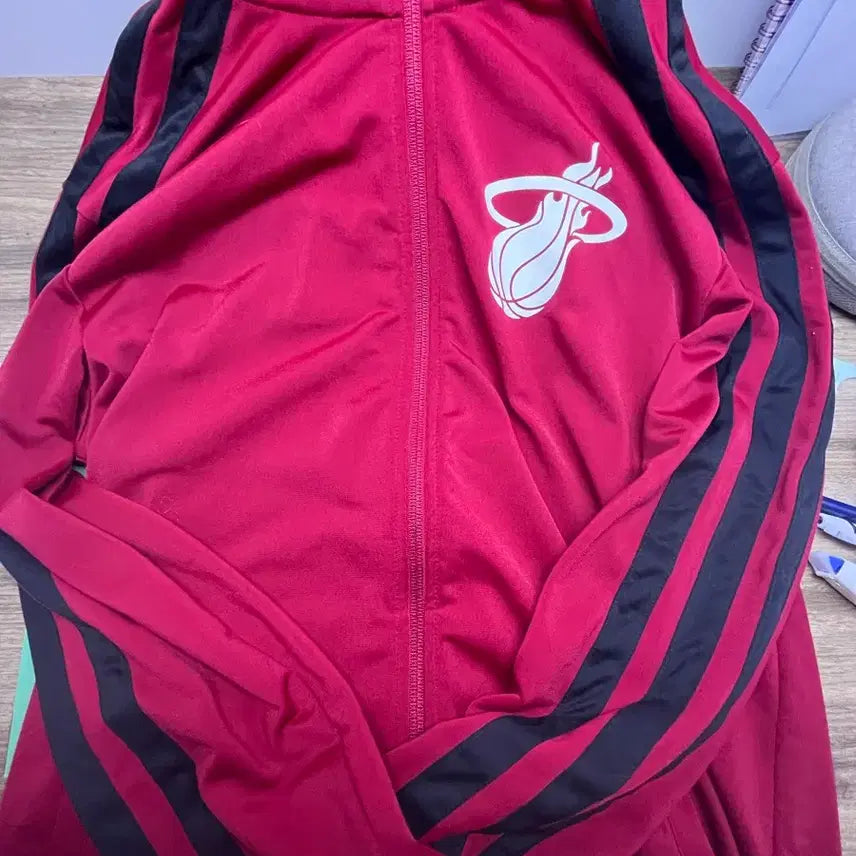 [BUNJANG] Adidas Red Track Top Vintage Jersey / [105] (레어) 아디다스 빨강 레드 트랙탑 빨간색 져지 빈티지