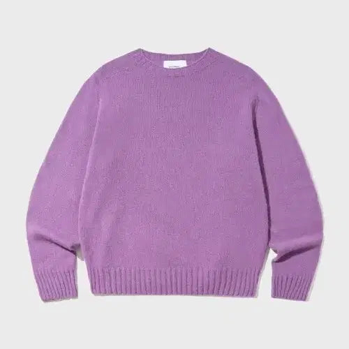 [BUNJANG] Outstanding PURE WOOL WHOLEGARMENT KNIT Purple / 아웃스탠딩 PURE WOOL WHOLEGARMENT KNIT_PURPLE