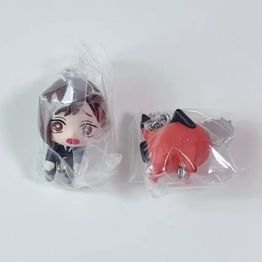 [BUNJANG] Bandai Chainsaw Man Chain Mascot Keychain Gacha Kobeni Pochita / 반다이 체인소맨 레제편 대롱 연결 마스코트 키링 가챠 코베니 포치타