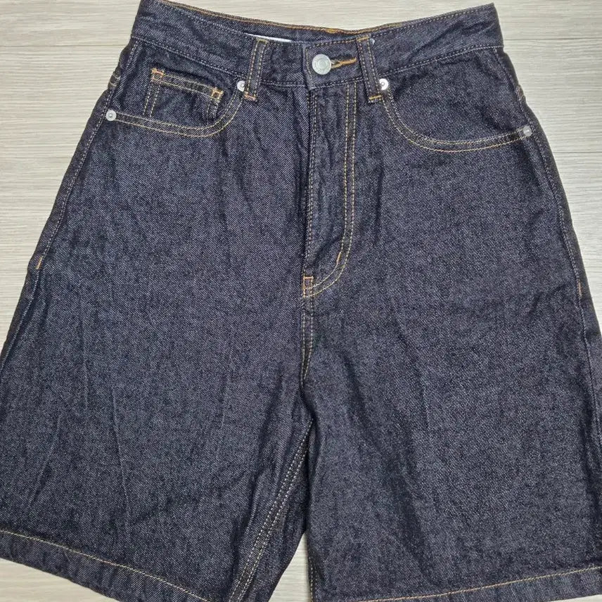 [BUNJANG] Raw Denim Blue Shorts / 생지 청반바지