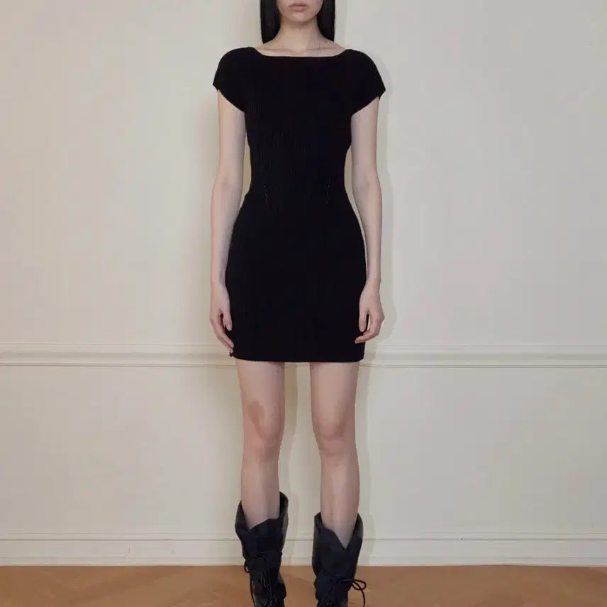 [BUNJANG] Bohemian Seoul Half Reglan Knit Dress / 보헤미안서울 HALF REGLAN KNIT DRESS 하프 니트 드레스