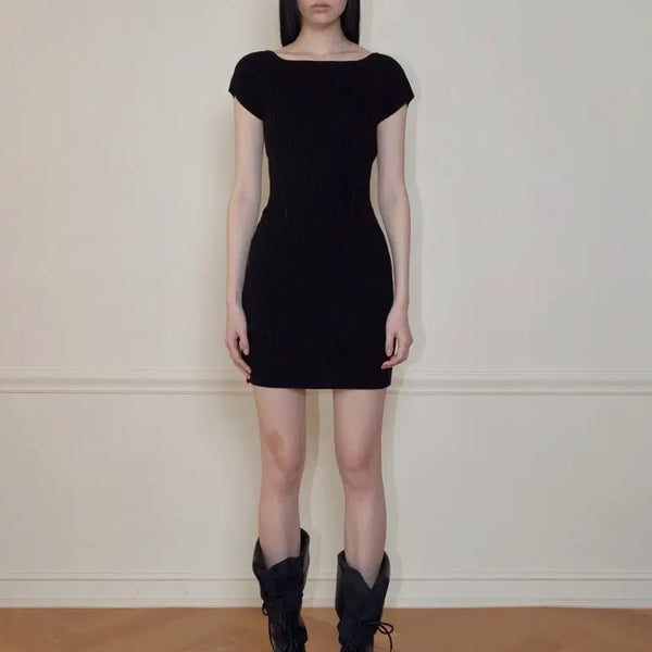 [BUNJANG] Bohemian Seoul Half Reglan Knit Dress / 보헤미안서울 HALF REGLAN KNIT DRESS 하프 니트 드레스