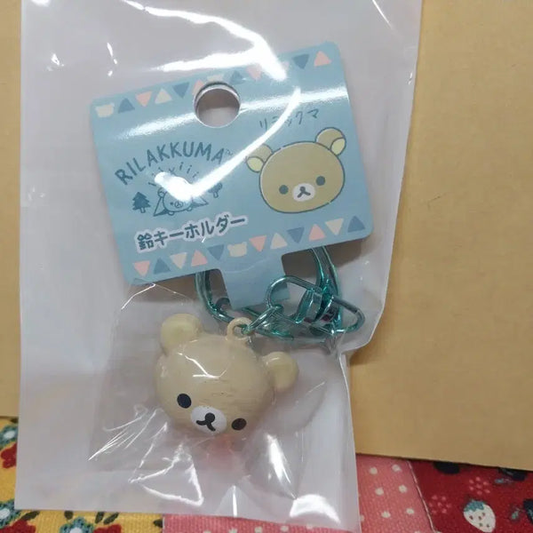 [BUNJANG] Rilakkuma Korilakkuma Bell Strap Keychain / 리락쿠마 방울 키링 코리락 쿠마 산엑스 스트랩 열쇠고리