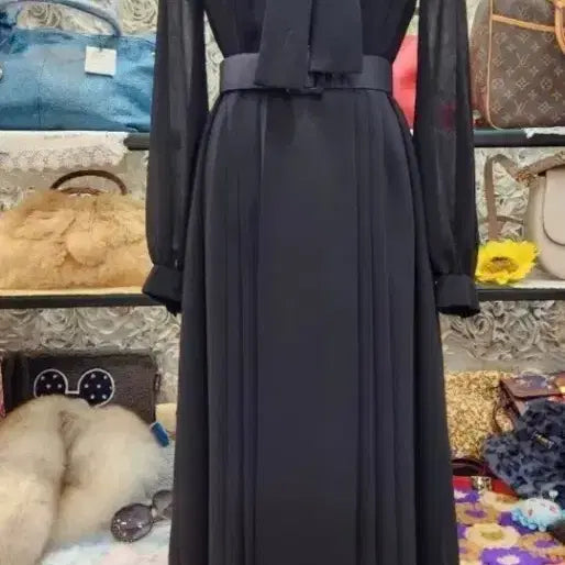 [BUNJANG] SOIR Chiffon Long Dress Size 55 / SOIR 쏘이르 쉬폰 롱원피스 (55)