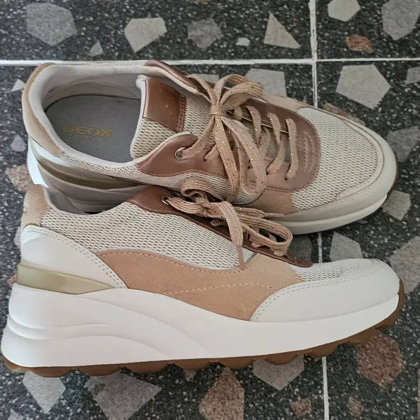 [BUNJANG] Geox Sperifica EC13 Wide Women's Sneakers Pink/White / 제옥스스페리카스니커즈