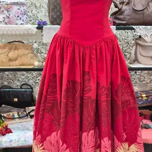[BUNJANG] CC Fashion Hawaiian Long Dress / CC FASHION 면 혼방 하와이안 롱원피스 (55)