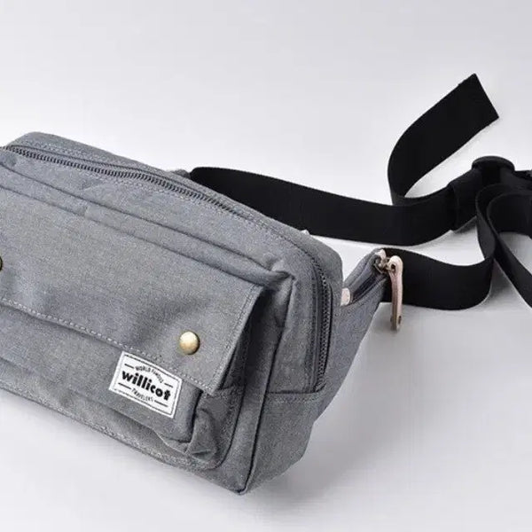[BUNJANG] Willicot Waist Bag Grey / 윌리콧 힙색 웨이스트백 그레이