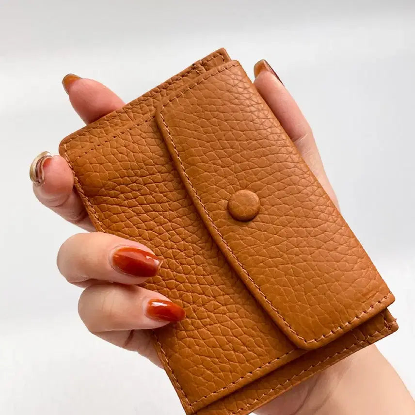 [BUNJANG] Genuine Leather Card Holder Brown / 소가죽 카드지갑 브라운
