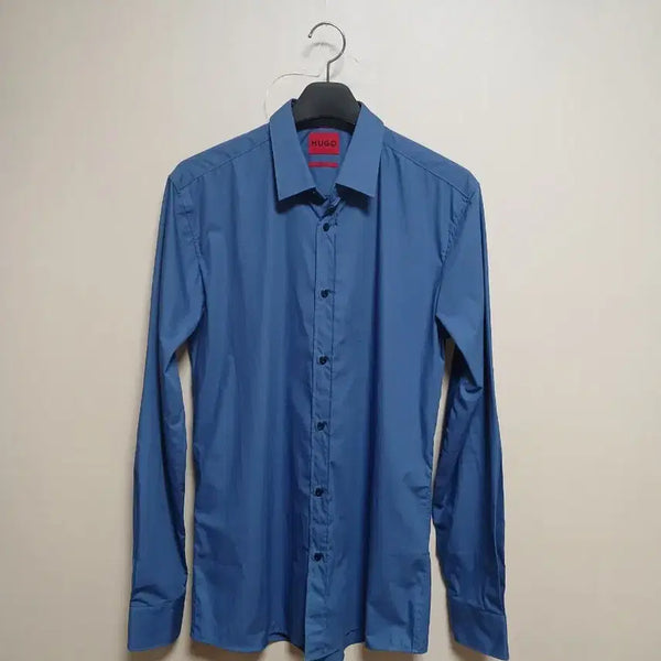 [BUNJANG] HUGO Blue Button-Up Shirt Size 40 / HUGO 휴고 셔츠 40