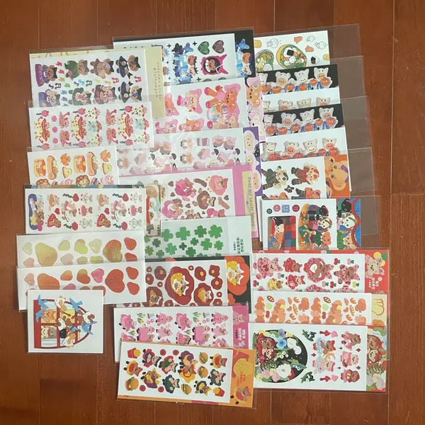[BUNJANG] Yulbamgom & Diary Decoration Stickers Bundle Set / 율밤곰 및 다이어리꾸미기 다꾸 스티커 일괄양도합니다