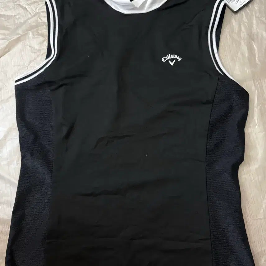[BUNJANG] Callaway Golf Wear Black Short Sleeve Top Size 90 / 캘러웨이 골프웨어 블랙 반팔 상의 새상품 사이즈90