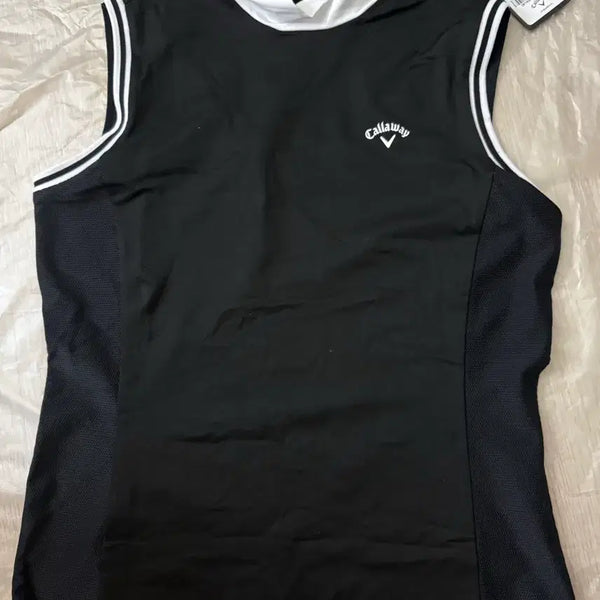 [BUNJANG] Callaway Golf Wear Black Short Sleeve Top Size 90 / 캘러웨이 골프웨어 블랙 반팔 상의 새상품 사이즈90