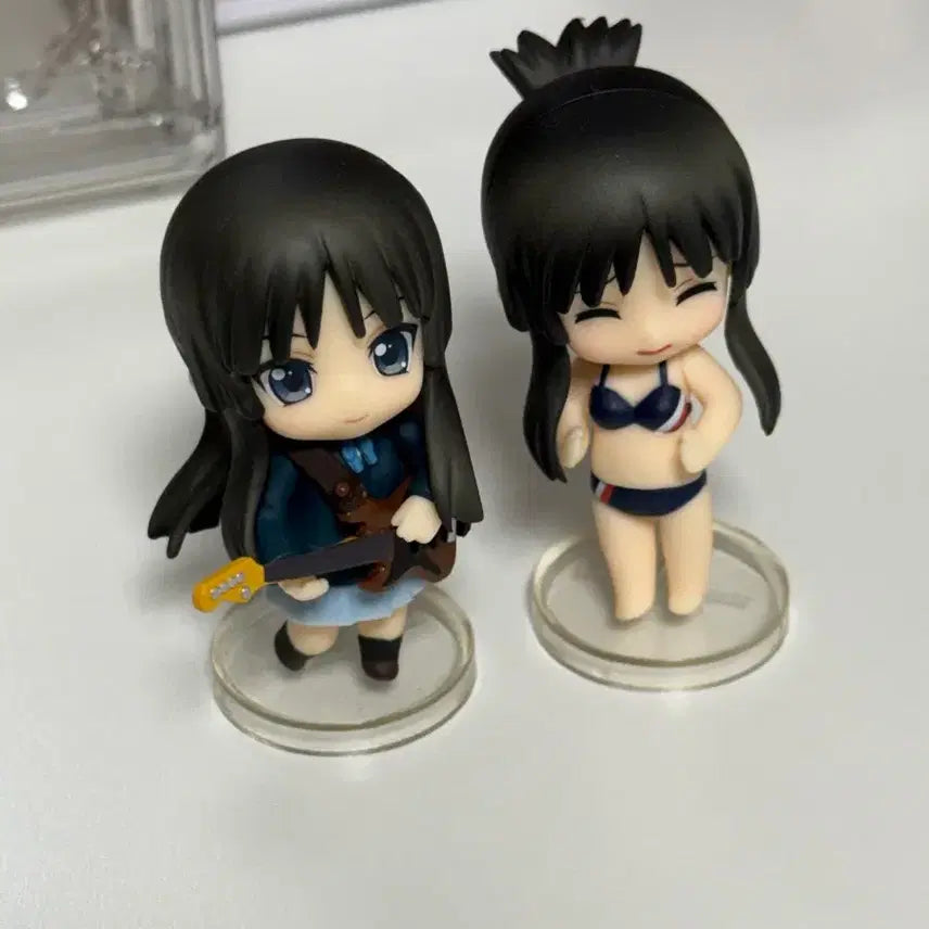 [BUNJANG] K-ON! Nendoroid Puchi Mio Akiyama Winter Swimsuit Figure Set (2 Types) / 케이온 넨도로이드 푸치 미오 동복 수영복 피규어 2종 일괄