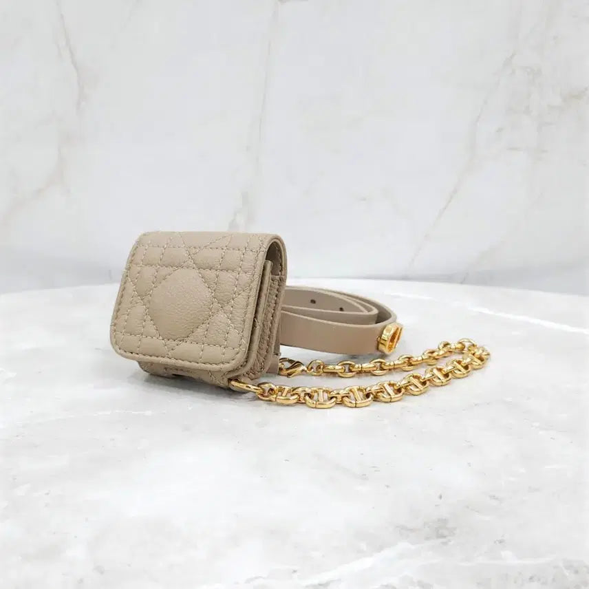 [BUNJANG] Dior Caro Pouch Pocket Belt Hazelnut 70 / 디올 카로 파우치 포켓 벨트 70 헤이즐넛 B0306UBDH