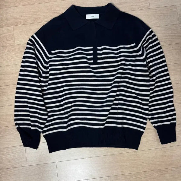 [BUNJANG] Dunst Stripe Knit & Jeans Bundle / (XL,M) 던스트 스트라이프 니트 , 청바지 총괄판매