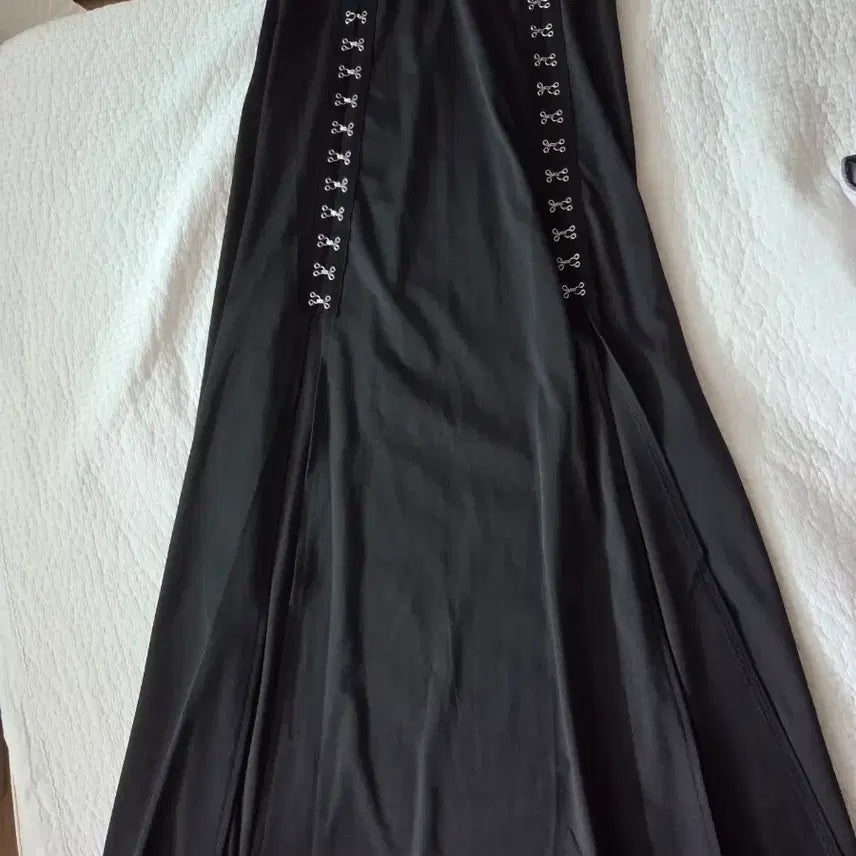 [BUNJANG] Goth Punk Split Long Skirt Medium / 펑크 고스 split 롱스커트