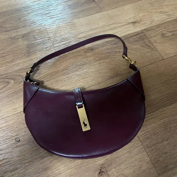 [BUNJANG] Polo Ralph Lauren Polo ID Mini Shoulder Bag Burgundy/Wine / 폴로랄프로렌 폴로 ID 미니 숄더백 버건디/와인 id백 폴로 가방