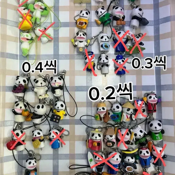 [BUNJANG] Classic Tea Panda Keyring / 고전) 생차 판다 키링 판매