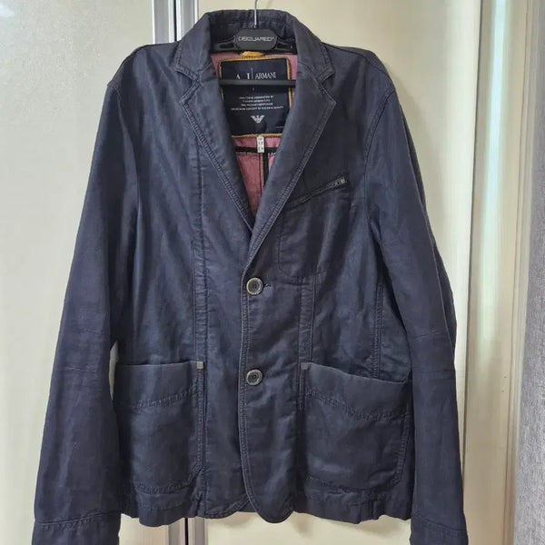 [BUNJANG] Emporio Armani Navy Cotton Jacket Vintage Wash / 단시간 착용하고 보관만 해서 판매합니다 엠포리오 아르마니(Emporio