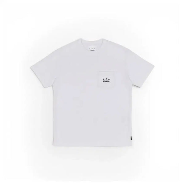 [BUNJANG] IAB STUDIO Pocket T-Shirt (White) / [아이앱 스튜디오] 포켓 반팔티(화이트)