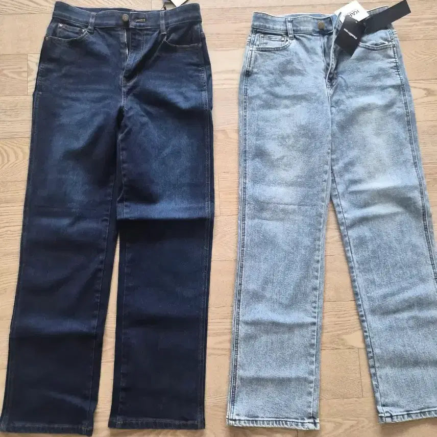 [BUNJANG] Karl Lagerfeld Jeans (2 pairs) / 칼라거펠트 청바지 2벌 (진청/연청)