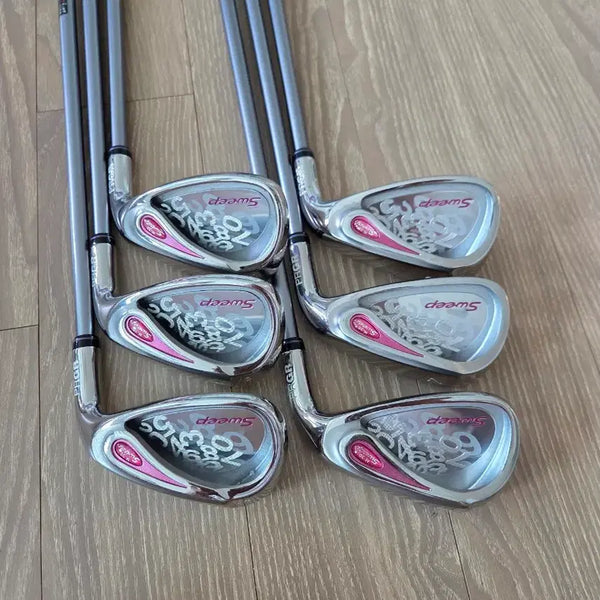 [BUNJANG] PRGR Sweep Women's Iron Set (7, 8, 9, P, A, S) / (정품)프로기어 PRGR sweep 여성 아이언